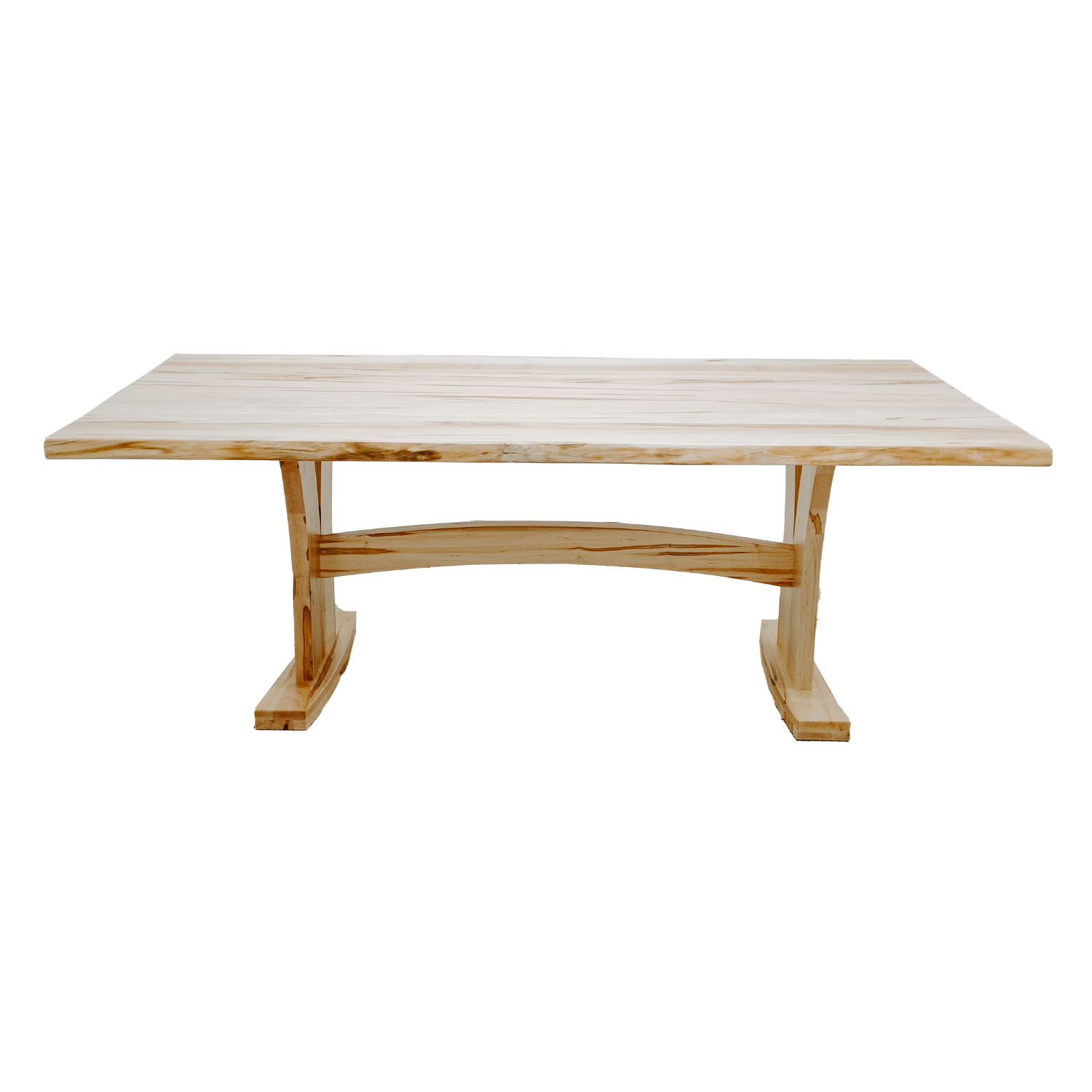 Tree Base Wormy Maple Table Mountain Top Furniture